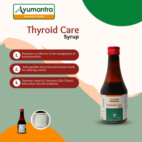 Ayumantra Thyroid Care Syrup Ayurvedic Medicine 200ml - Image 3